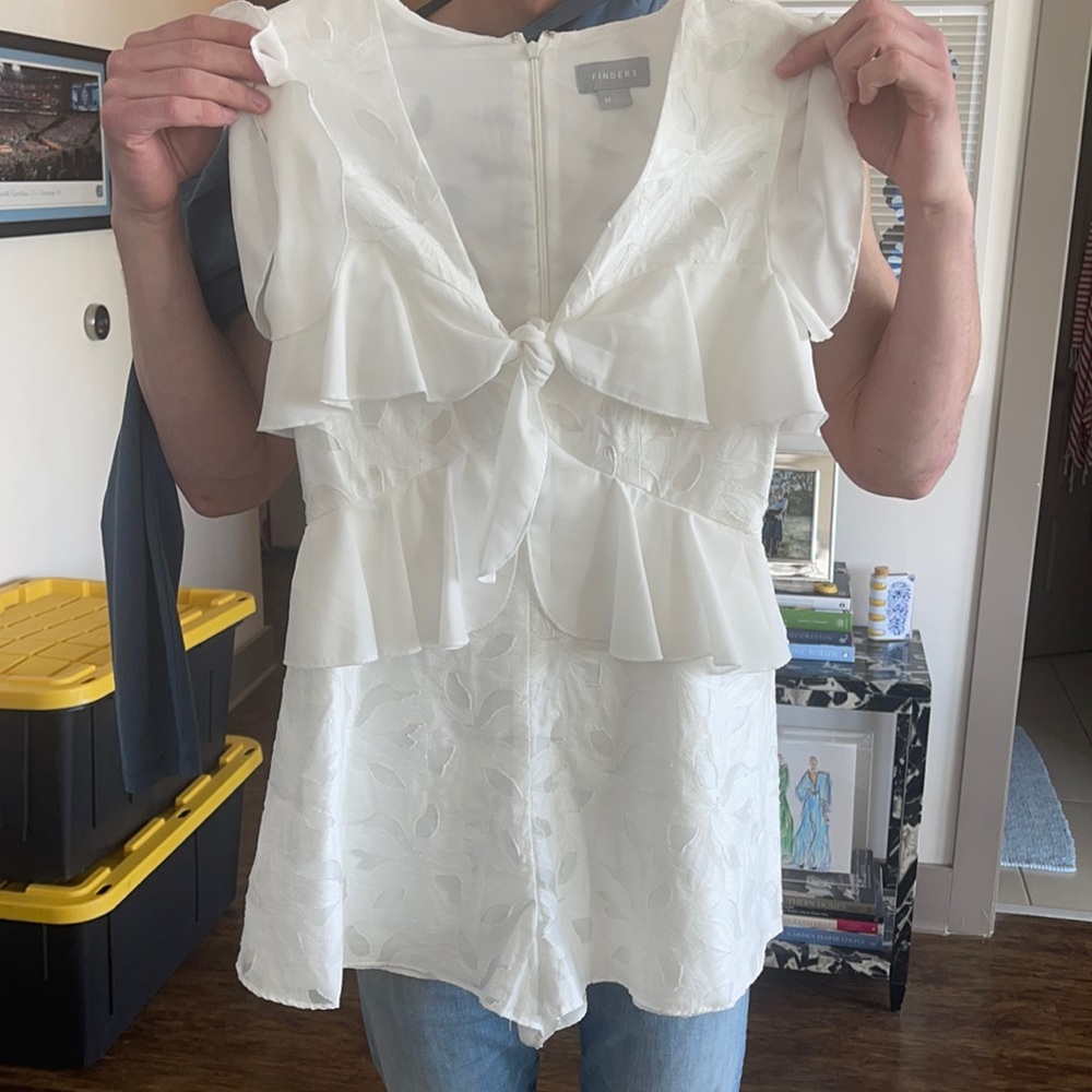 Finders keepers white romper